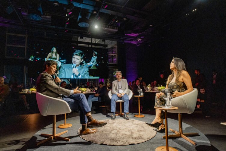 Camila Salek, Fred Trajano e Fabrício Garcia
