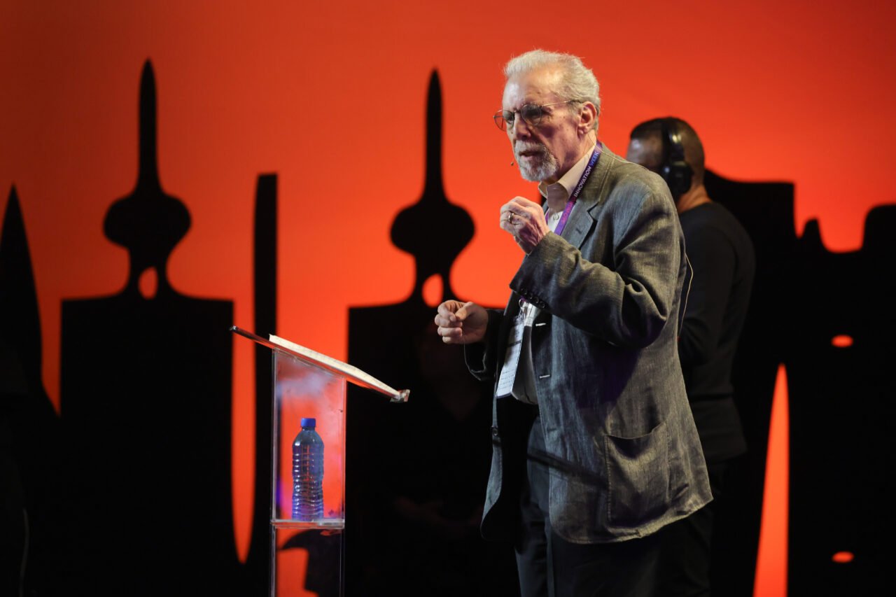 Daniel Goleman, no palco do SPIW